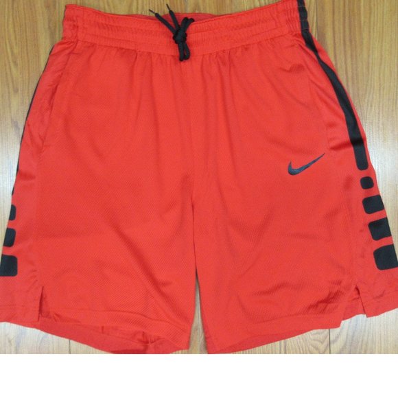 NIKE DRI-FIT POLYESTER MESH SHORTS RED & BLACK Sz X-LARGE, XL - Picture 1 of 4